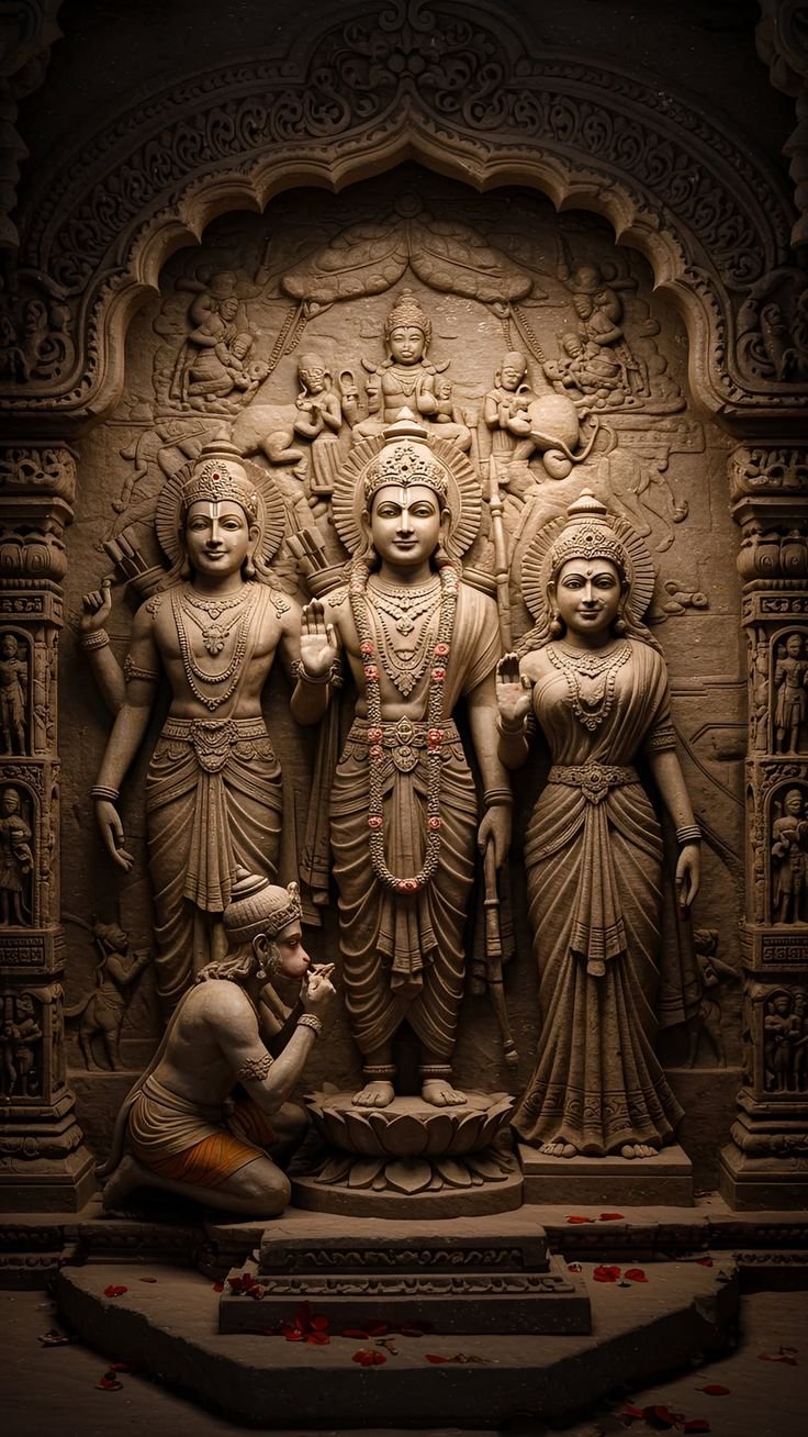 Sacred Handcrafted Marble Murtis